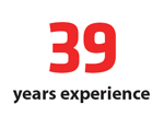 39 Years Experience